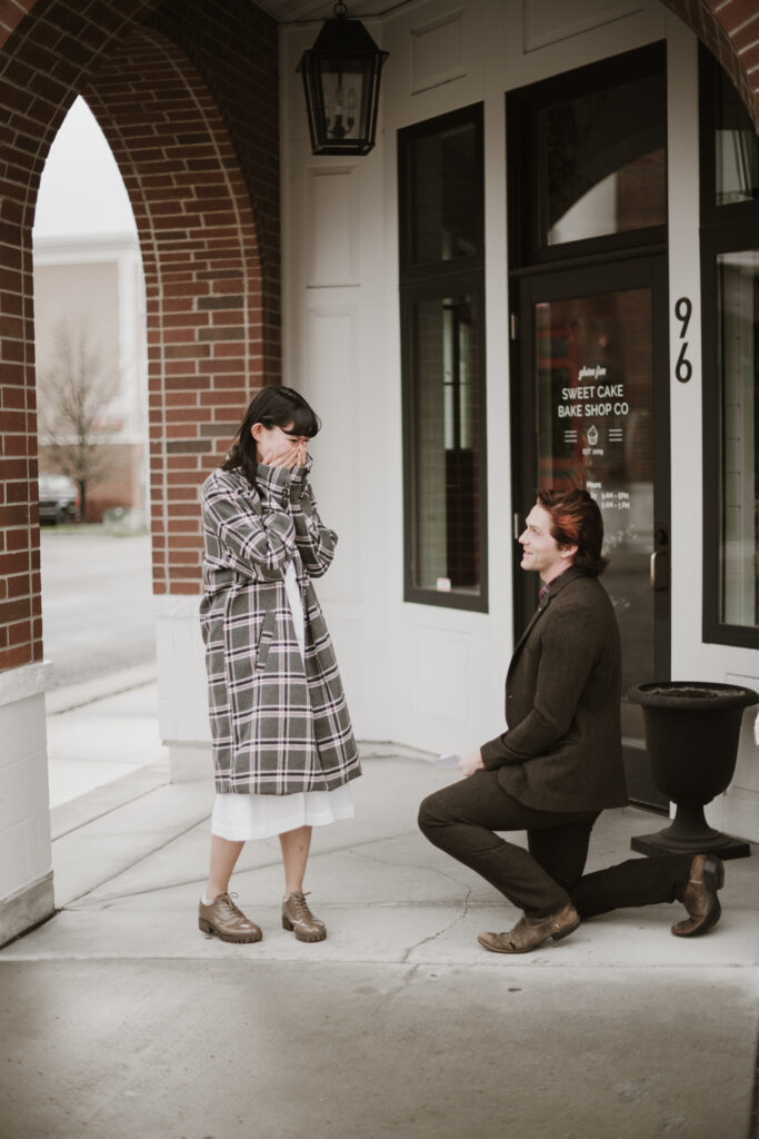 Surprise proposal photoshoot