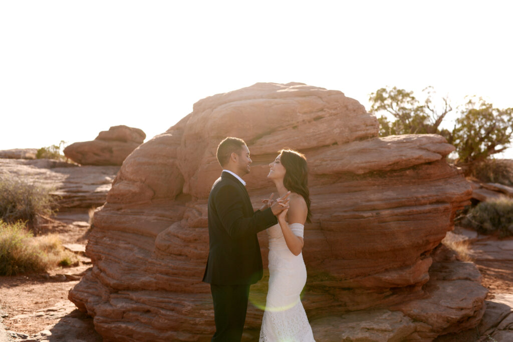 Eloping at dead horse point state park