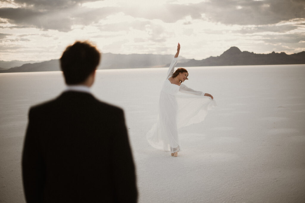 Eloping at the Bonneville Salt Flats