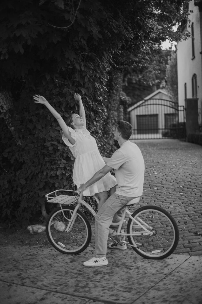 Couples Photoshoot with bike