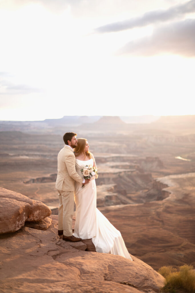 A beautiful destination elopement in Canyonlands National Park