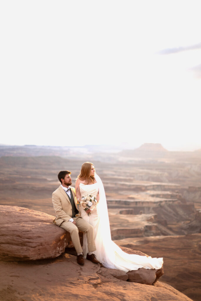 A beautiful destination elopement in Moab, Utah