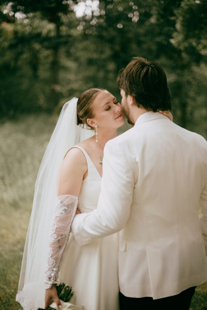 long bridal veil