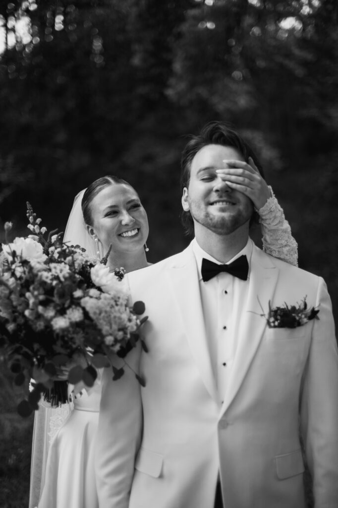 Bride and Groom first look
