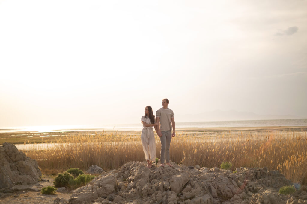 Couples photos at the Great Saltair