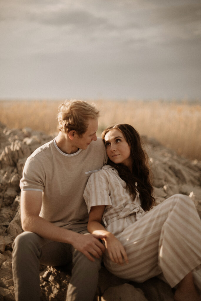 Engagement photos in Salt Lake City, Utah.