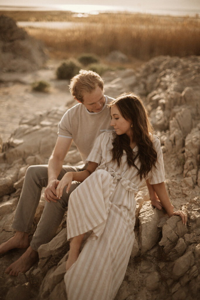 Couples photos at the Great Saltair