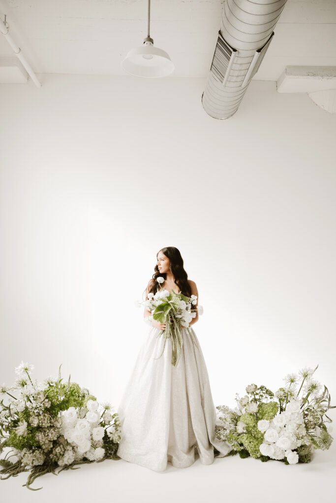 Studio bridal photos