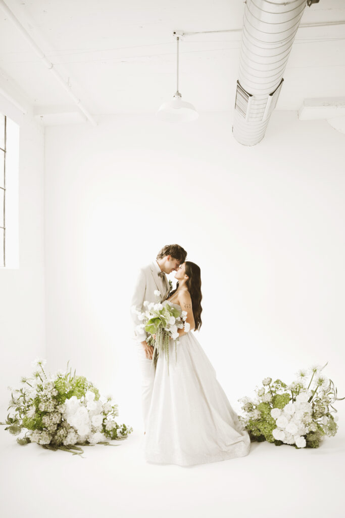 Studio bridal photos