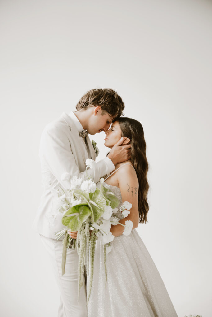 Studio bridal photos