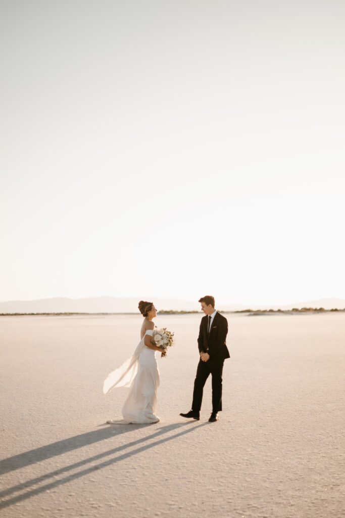 Eloping at the Salt Flats in Utah