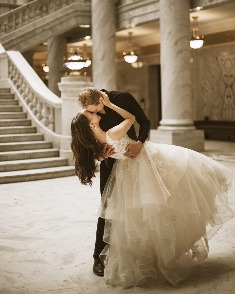 How to get married at the Utah State Capitol Building in Salt Lake City.