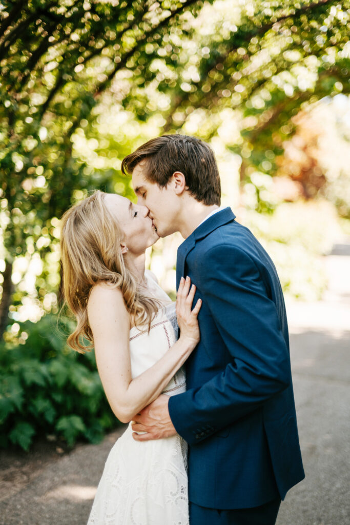 Surprise proposal at Red Butte Garden