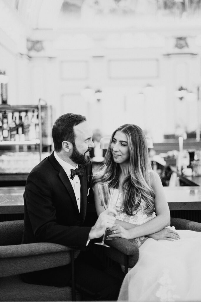 Wedding reception at Asher Adams Hotel