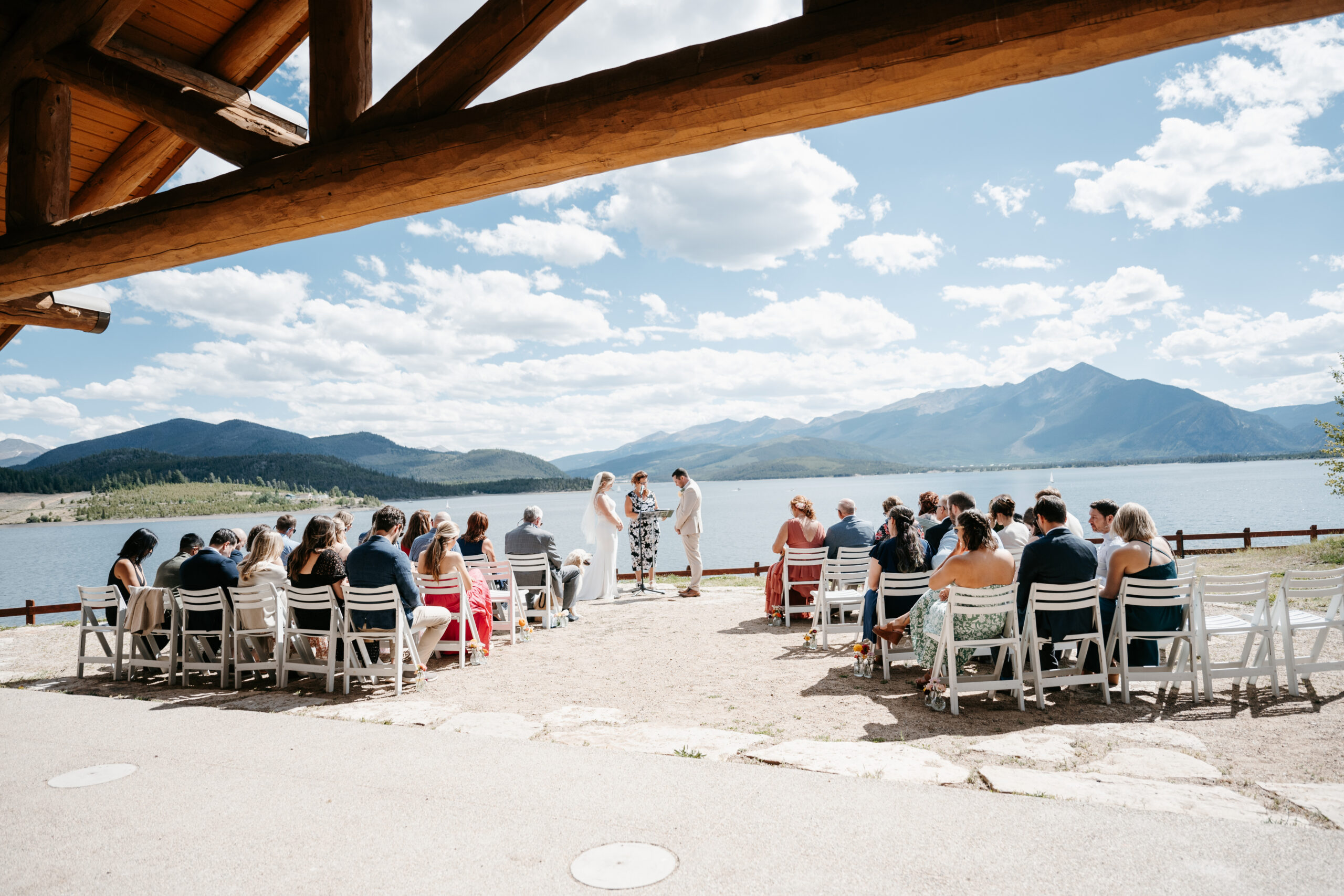 Dillon Park Pavilion wedding, Colorado