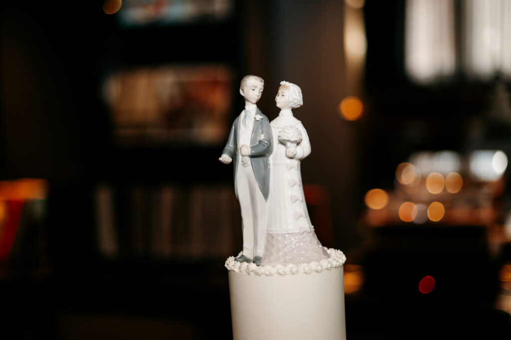 Vintage cake topper
