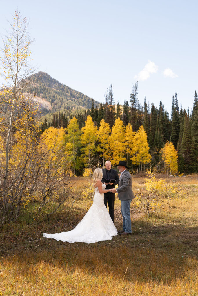 Elopement at Jordan Pines Campground