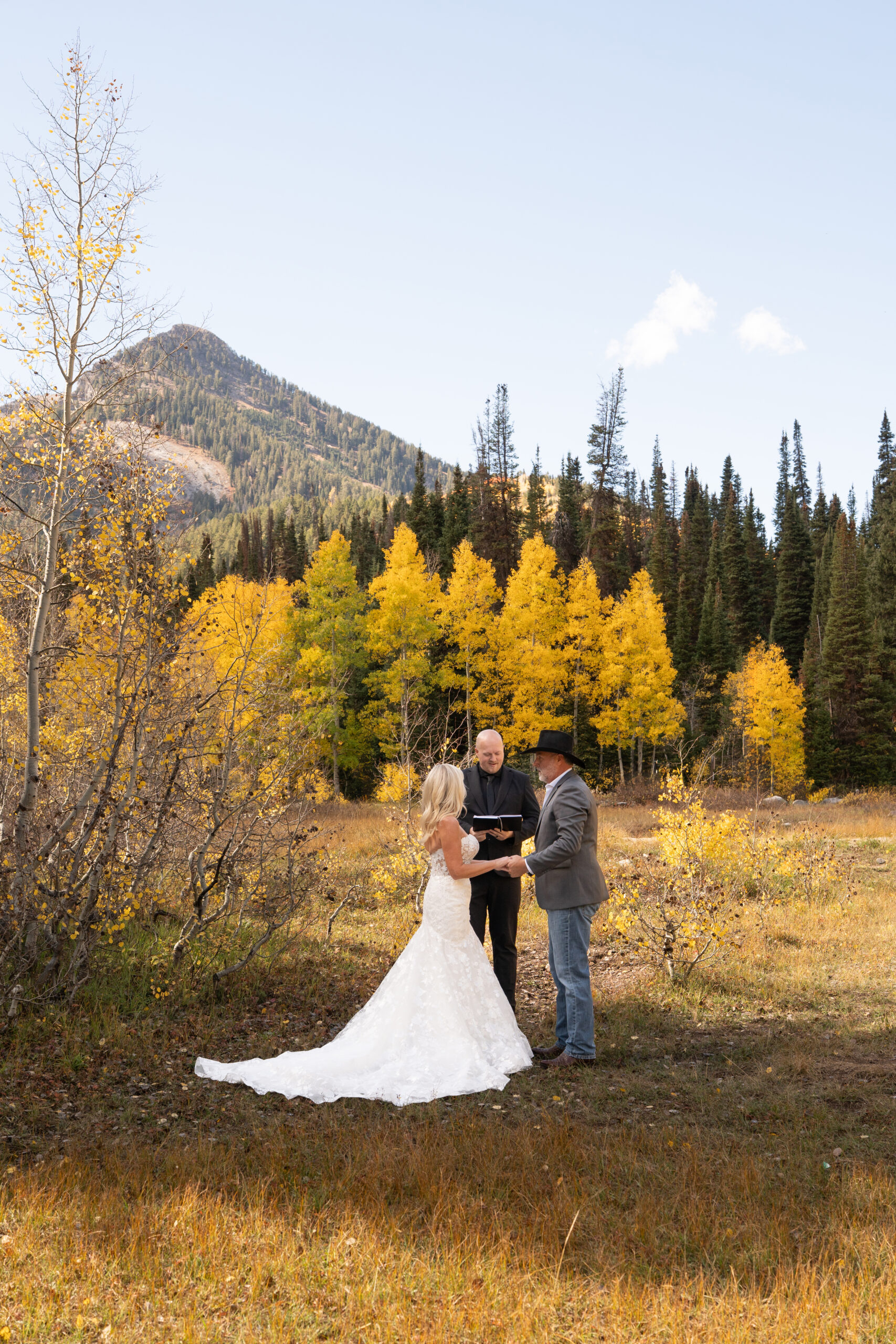 Elopement at Jordan Pines Campground in Big Cottonwood Canyon, Utah