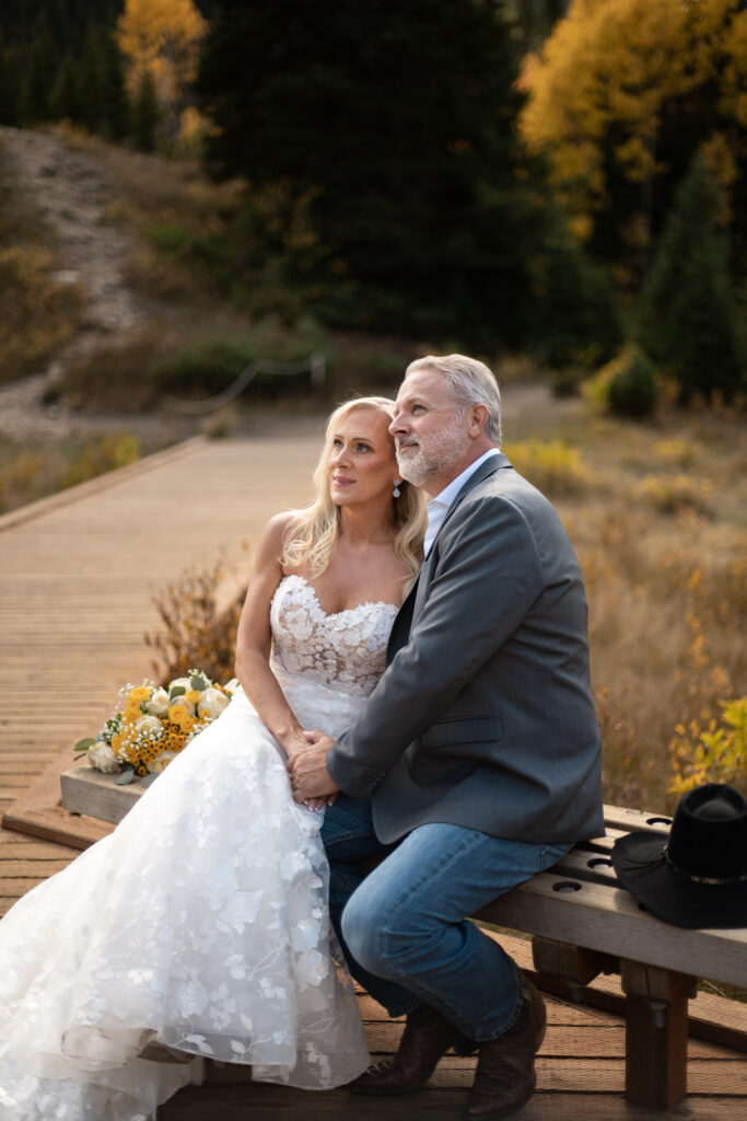 Elopement at Jordan Pines Campground in Big Cottonwood Canyon, Utah