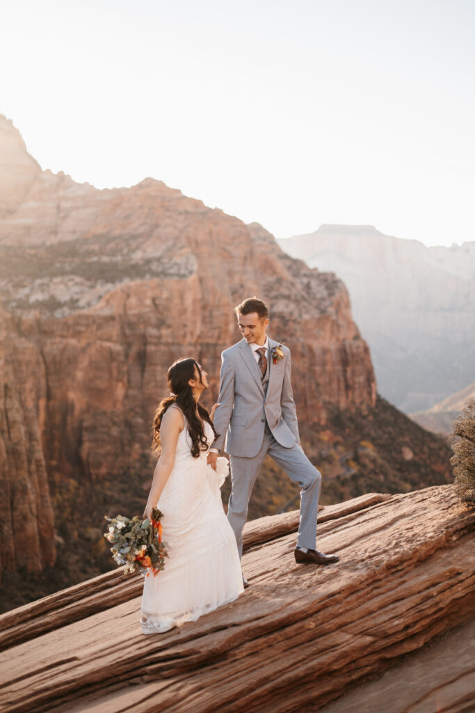 Eloping in Zion National Park