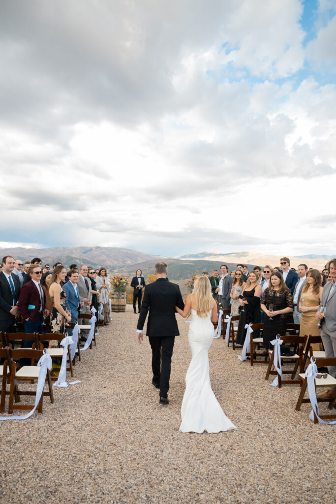 Rustic outdoor wedding