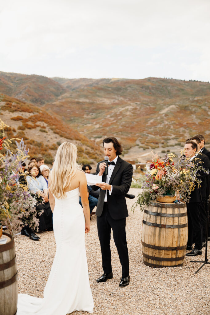Outdoor wedding venues in Utah