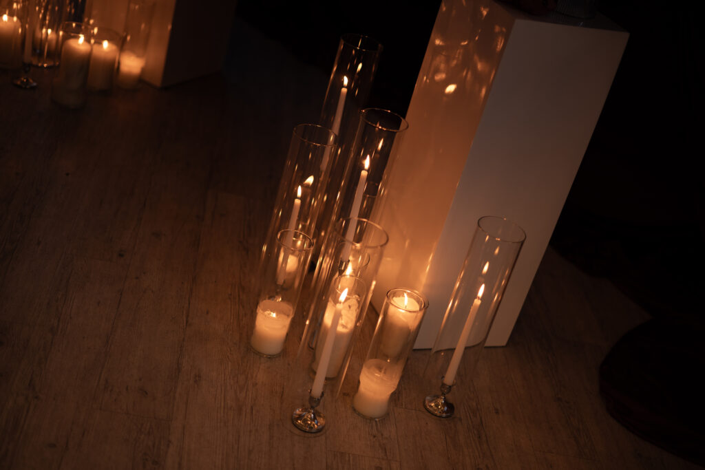 Candle lighting ceremony space