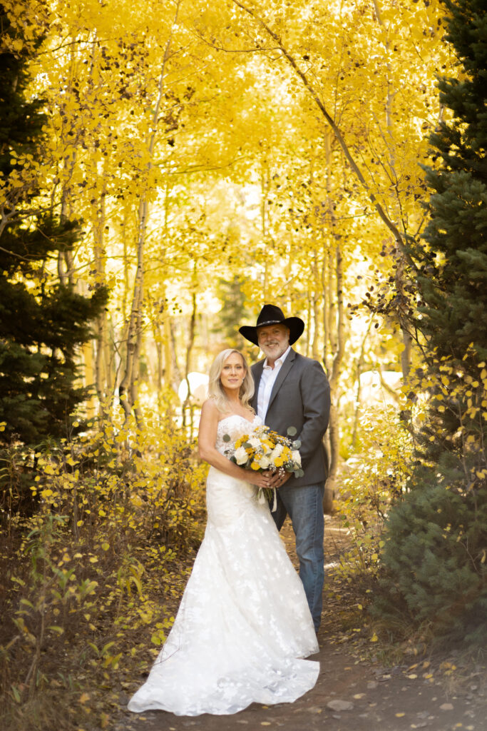 Jordan Pines Campground Wedding in the Fall