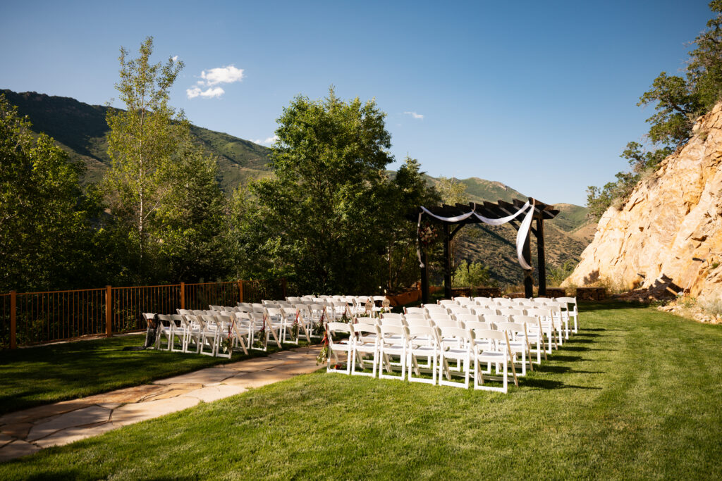 Louland Falls wedding venue Utah