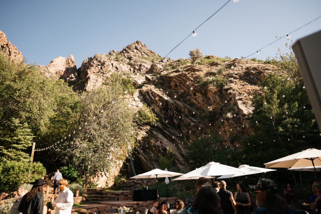 Louland Falls wedding venue Utah