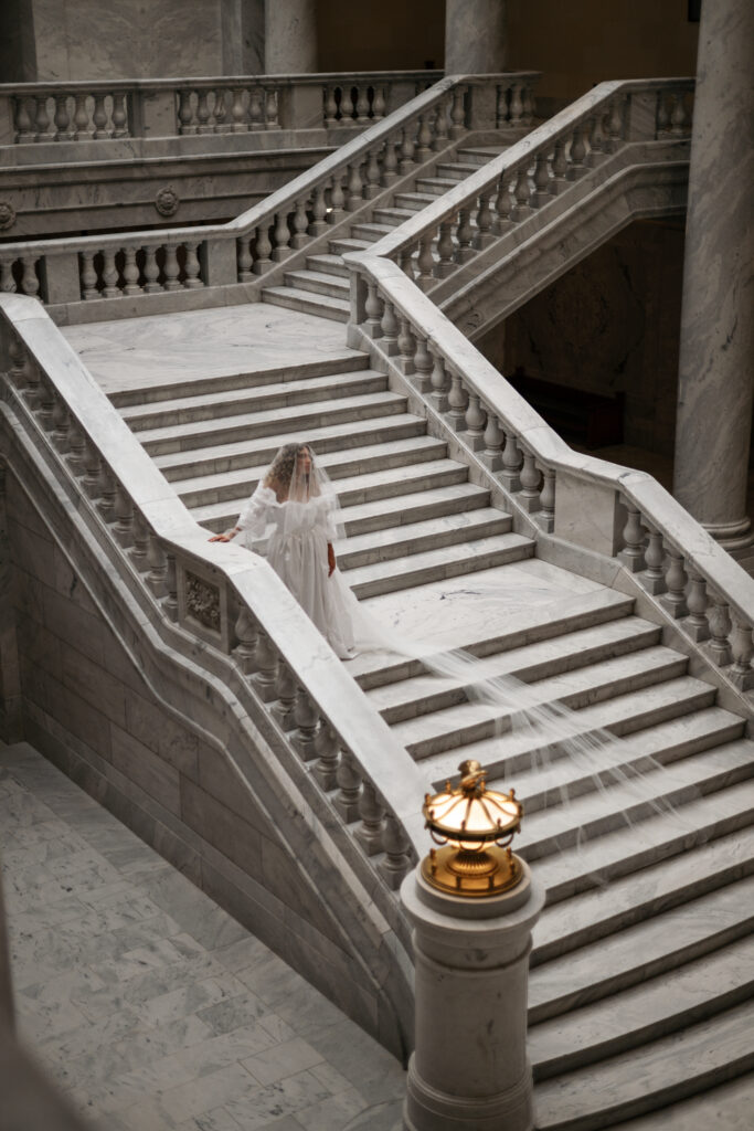 Utah State Capitol Bridal Photos