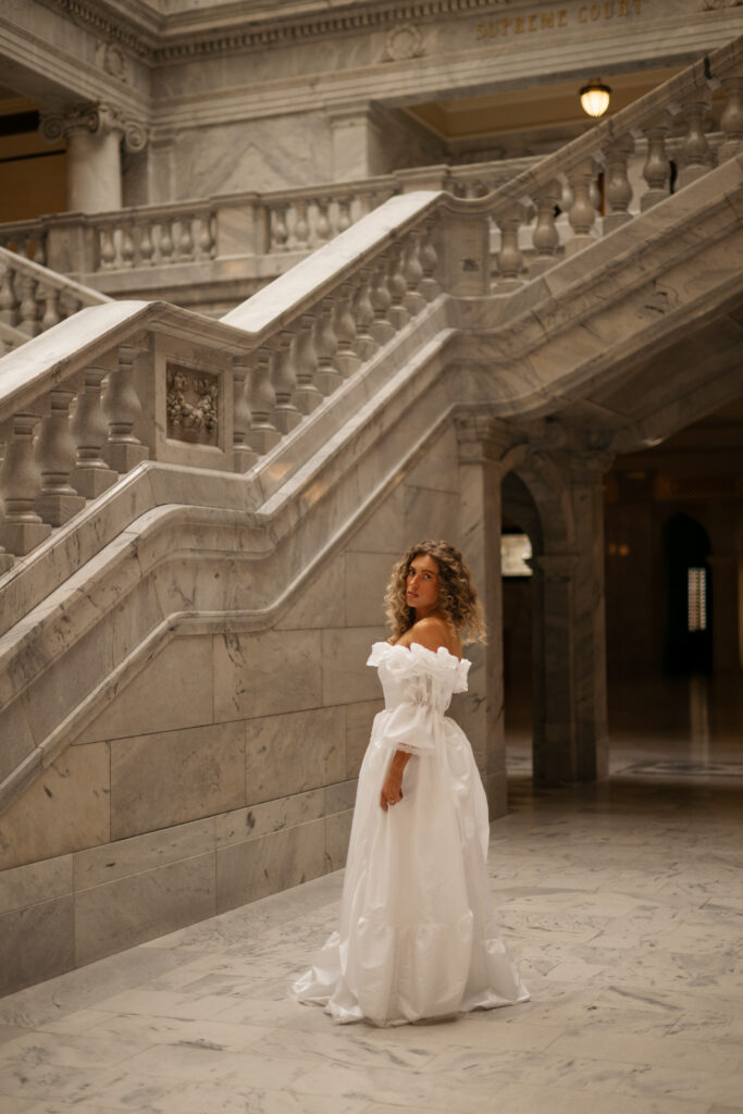 Bridal Photos at the Utah State Capitol