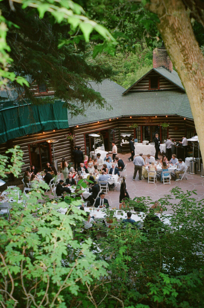 Film wedding photos at Log Haven Utah