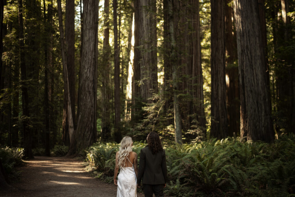 Redwoods wedding photography | Brookings Wedding Photographer | Oregon Coast elopement
