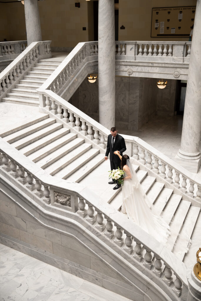 Utah State Capitol Wedding Photography