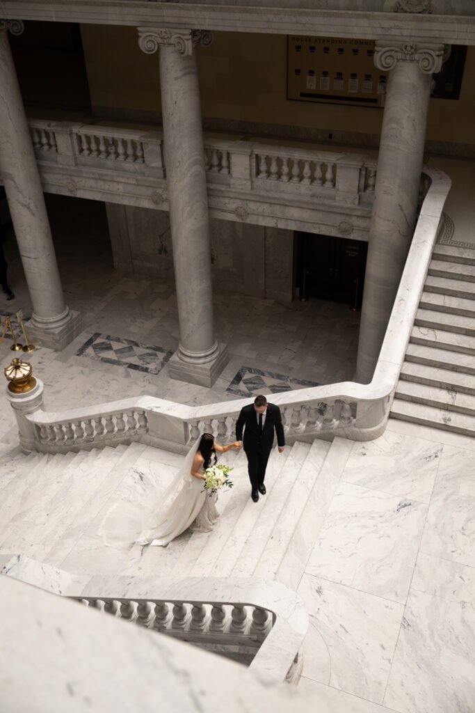 Utah State Capitol Wedding Photography