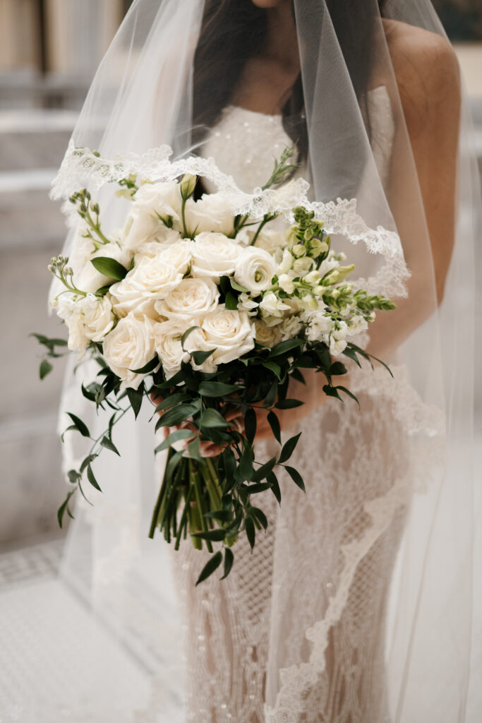 Simple micro wedding bouquet