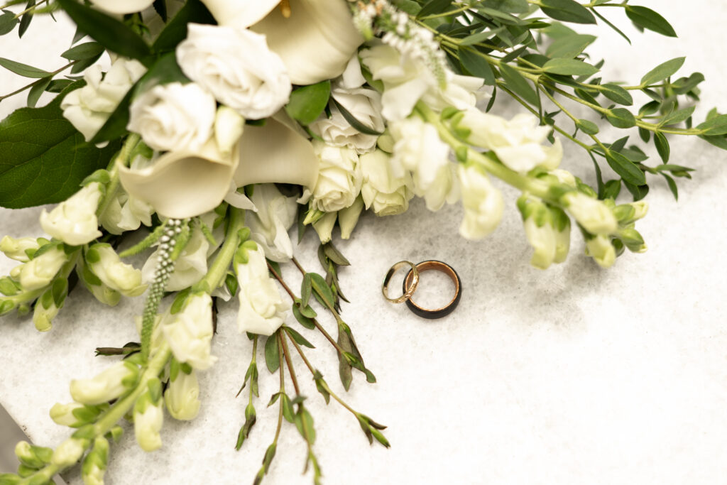 Simple small wedding bouquet