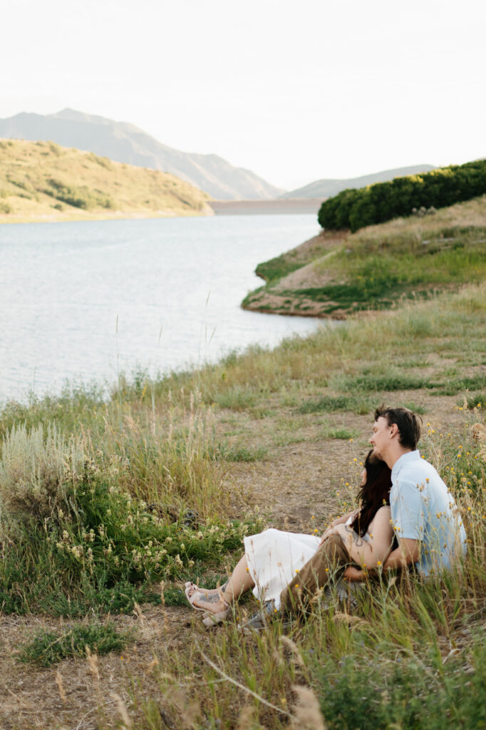 Engagement Photos at Little Dell Reservoir in Salt Lake City, Utah