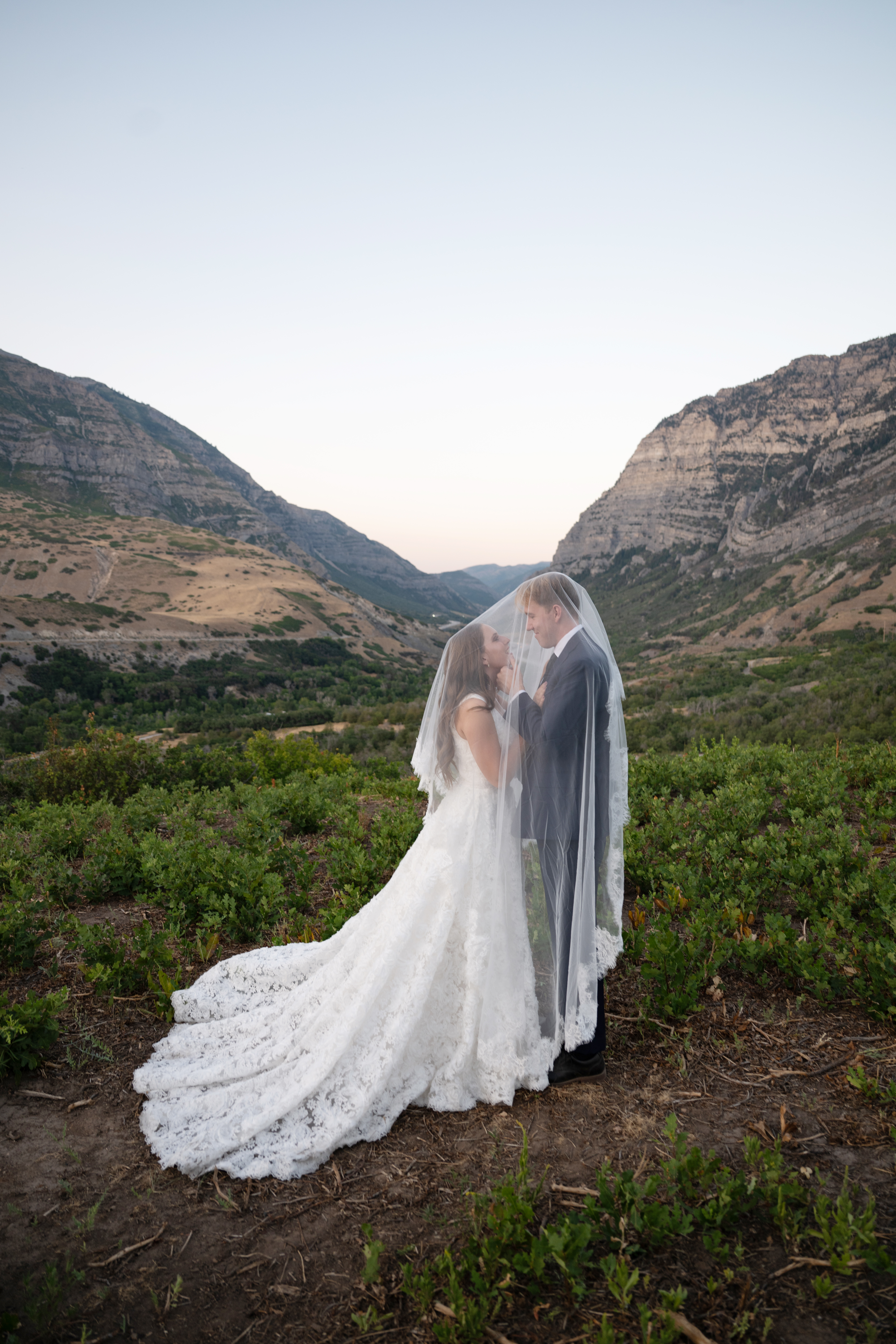 Bridal Portraits in Provo Canyon