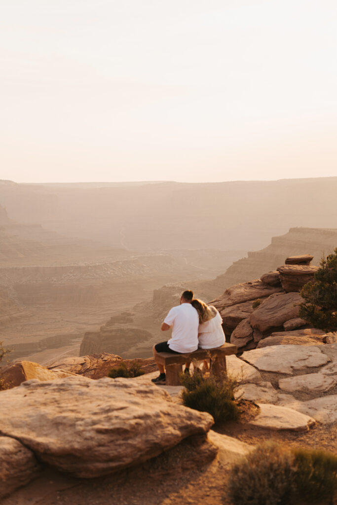 Couple photos in Moab Utah