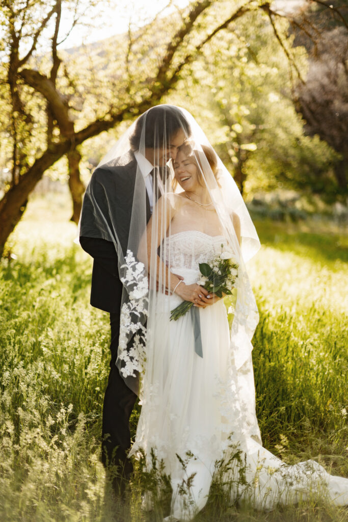 First look photos in the mountains