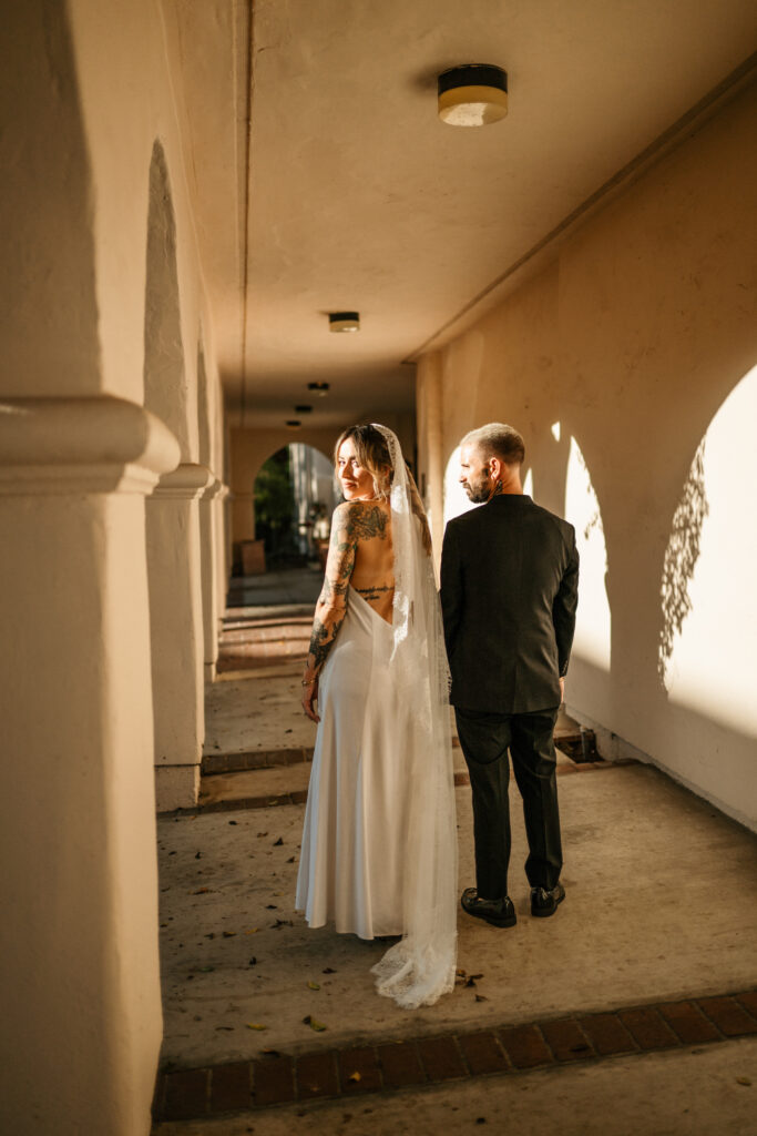 Laguna Beach City Hall wedding Photographer | City Hall Elopement Photography | Laguna Beach California Wedding