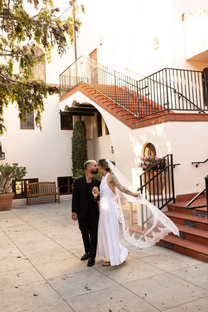 Laguna Beach City Hall wedding Photographer | City Hall Elopement Photography | Laguna Beach California Wedding