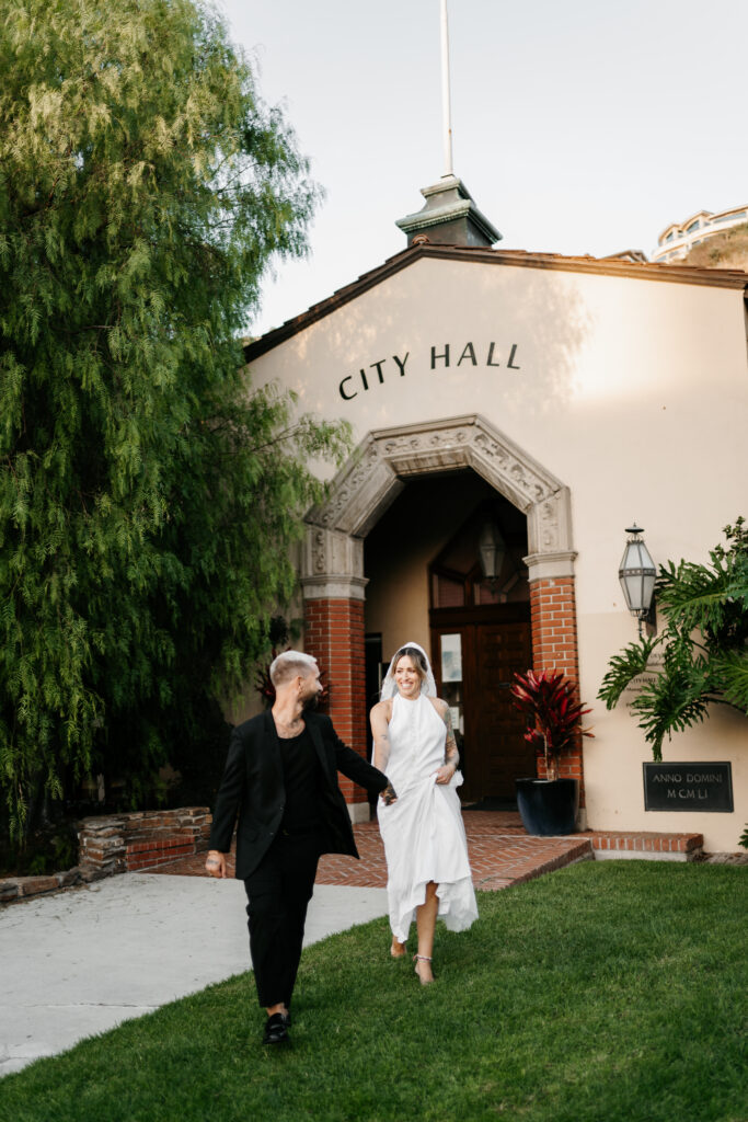 Laguna Beach City Hall wedding