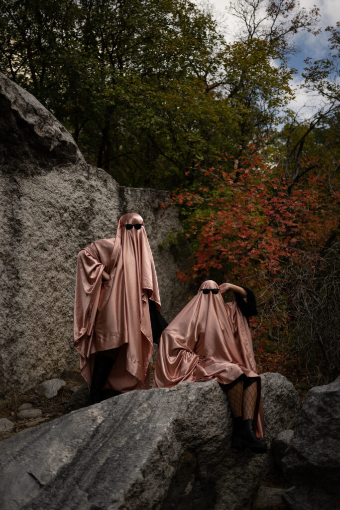 Ghost bedsheet photoshoot ideas