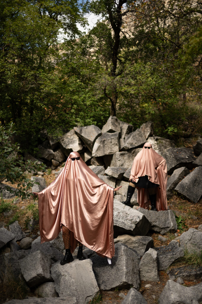 Ghost bedsheet photoshoot ideas