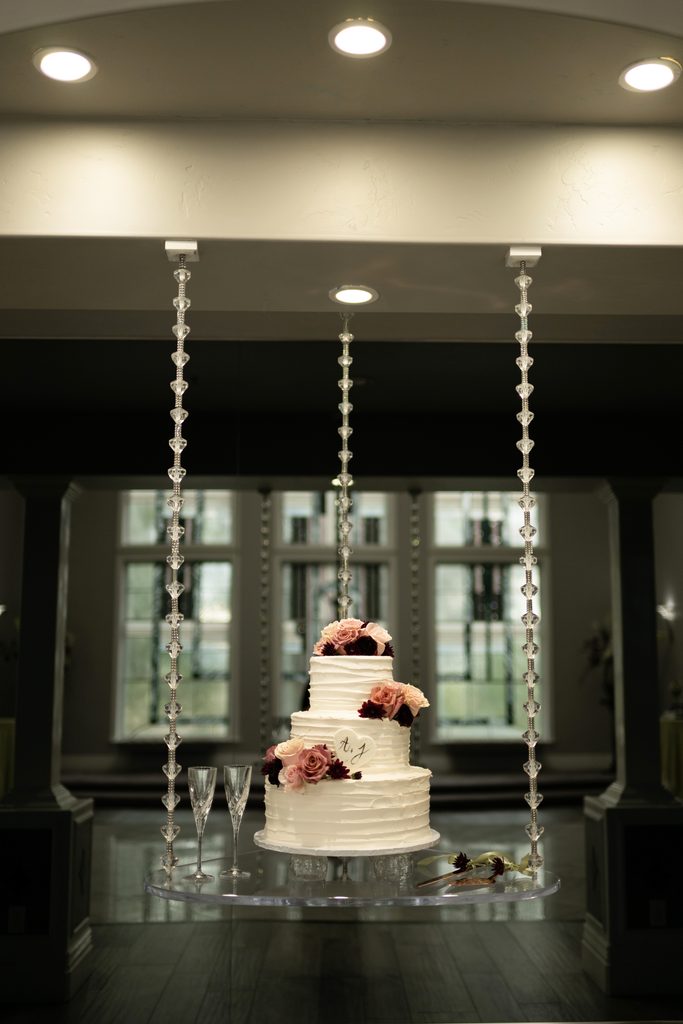 The Grand Falls Event Center wedding reception