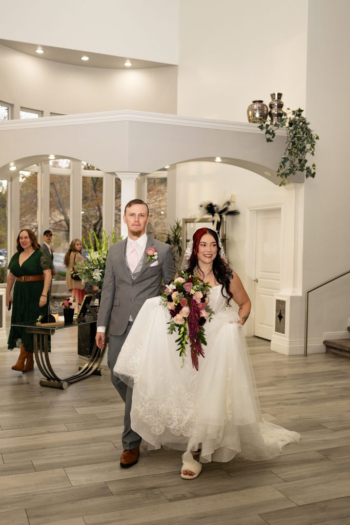 The Grand Falls wedding venue photographer | Draper Utah wedding venue with waterfall