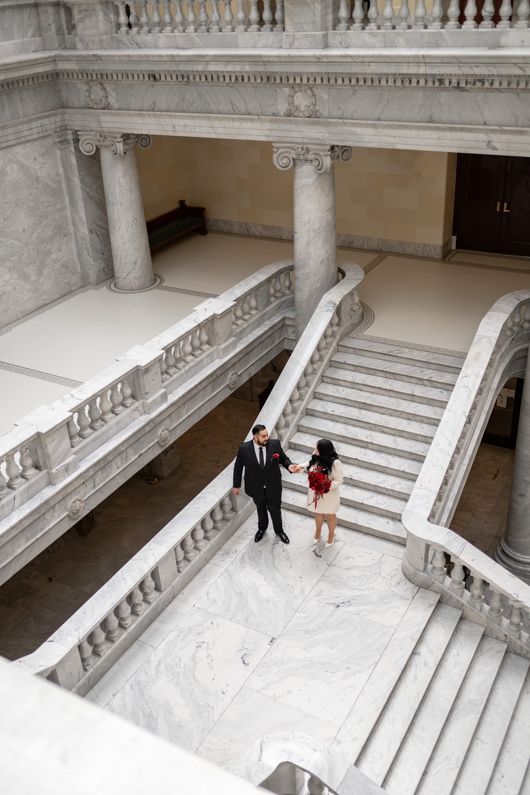 Utah State Capitol micro wedding
